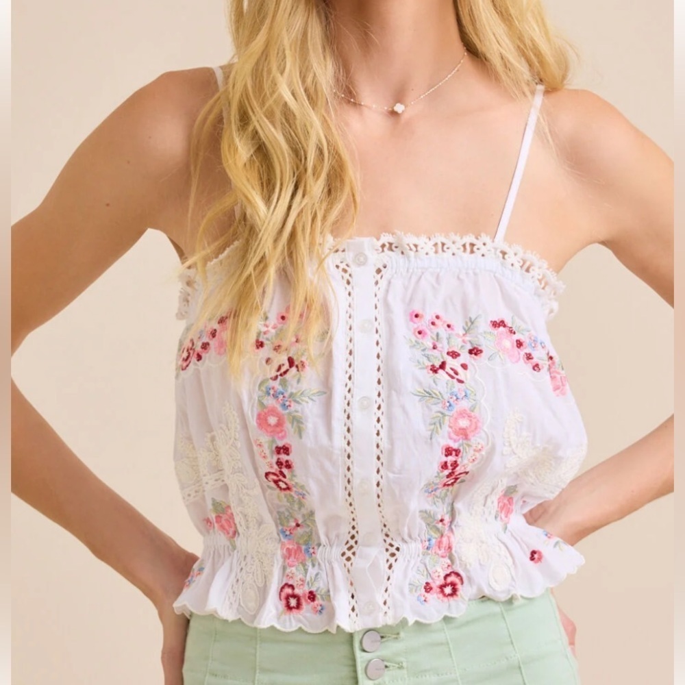 Altar'd State Ophelia Embroidered Tank
NWT - Picture 2 of 5